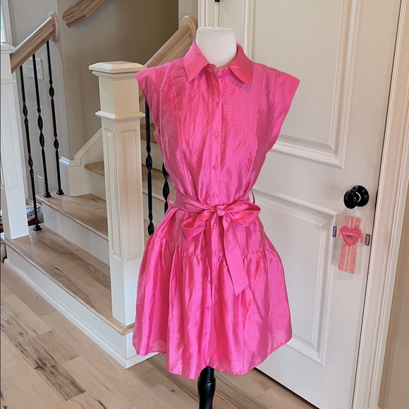 Avara Current Air Viviana Hot Pink Dress New with Tags - Picture 1 of 13